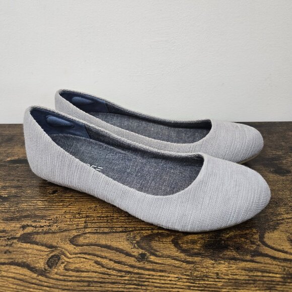 Dr. Scholl's Shoes - Dr Scholls Friendly 2 Style Ballet Flats Women's Size 10 M Stone Gray Slip On